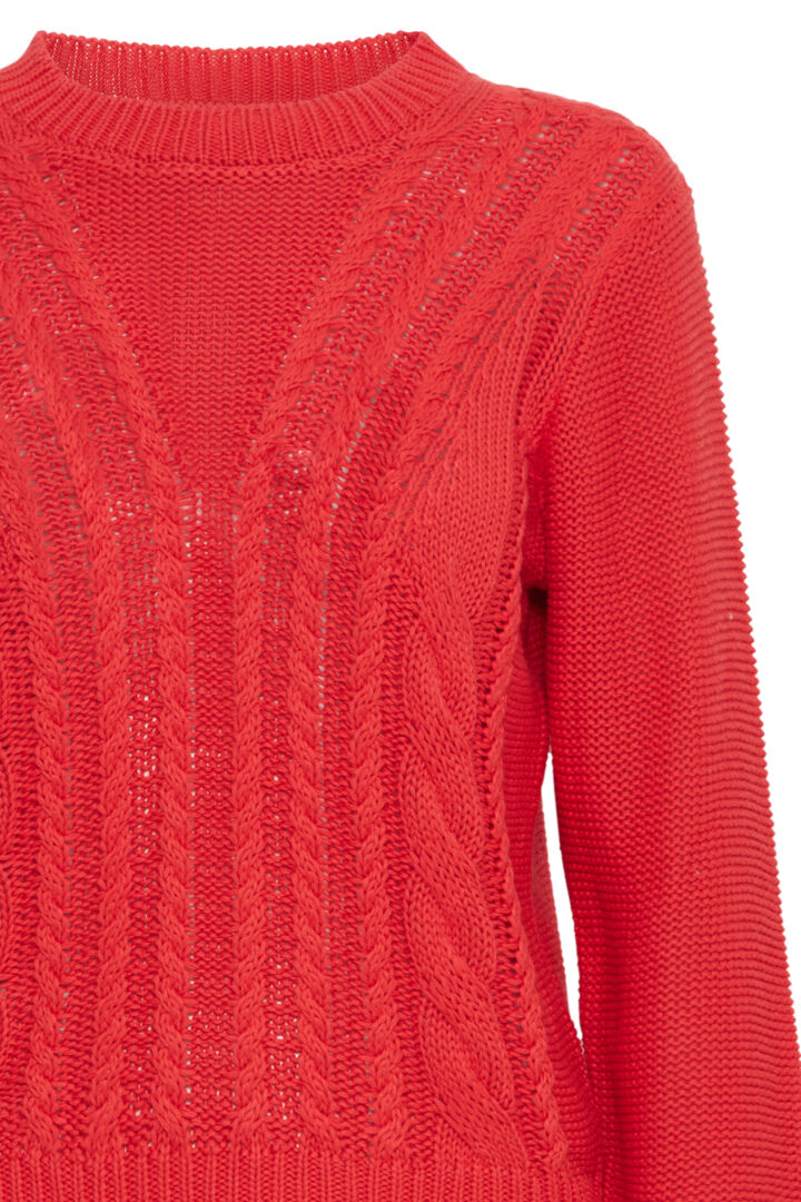B Young Nahla Red Jumper