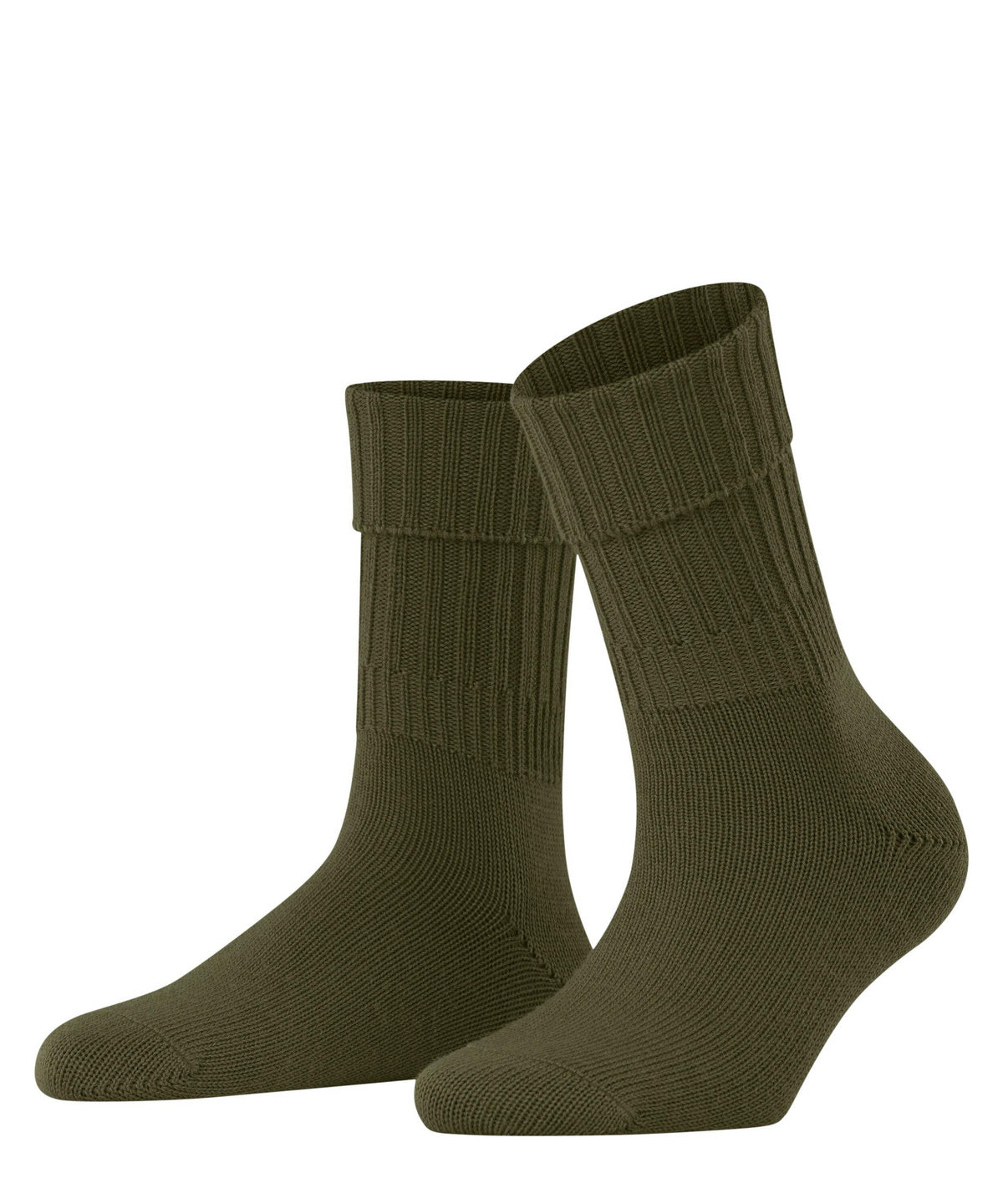 Falke Striggings Rib Women Boot Socks - Artichoke