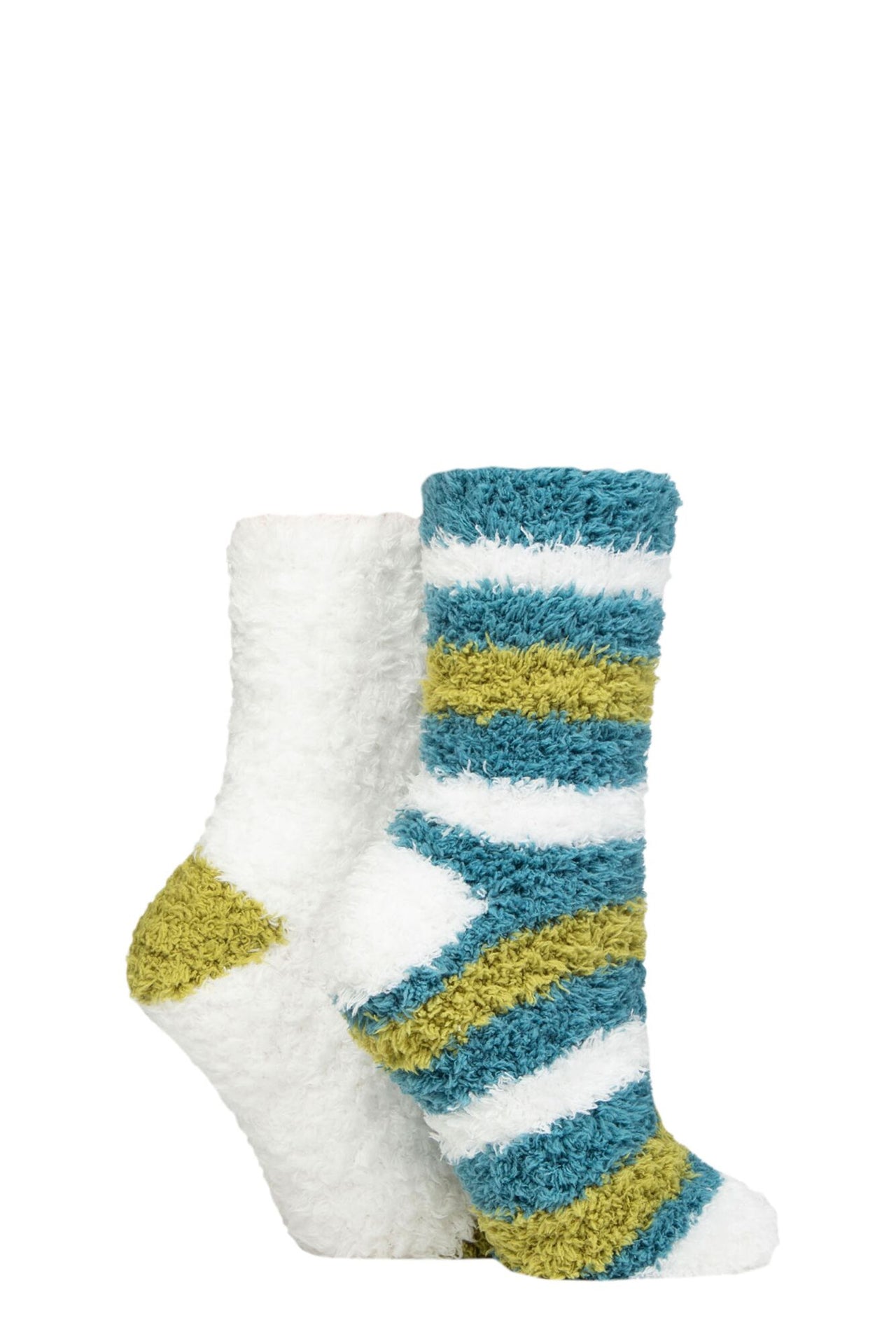 Elle Fluffy and Cosy Autumn Apple Bed Time Socks