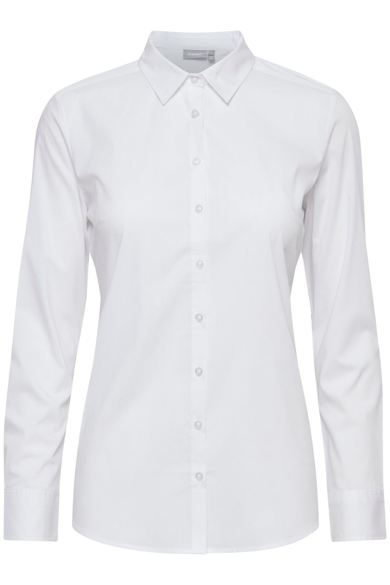 Fransa Long Sleeved Shirt - White