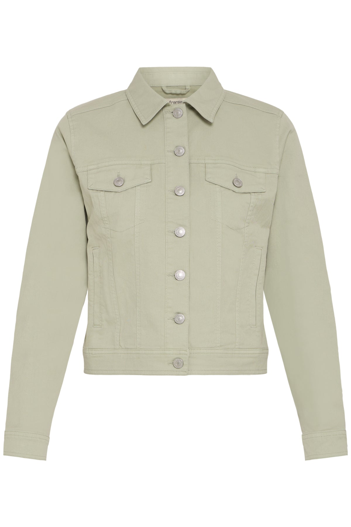 Fransa Twill Jacket - Dessert Sage