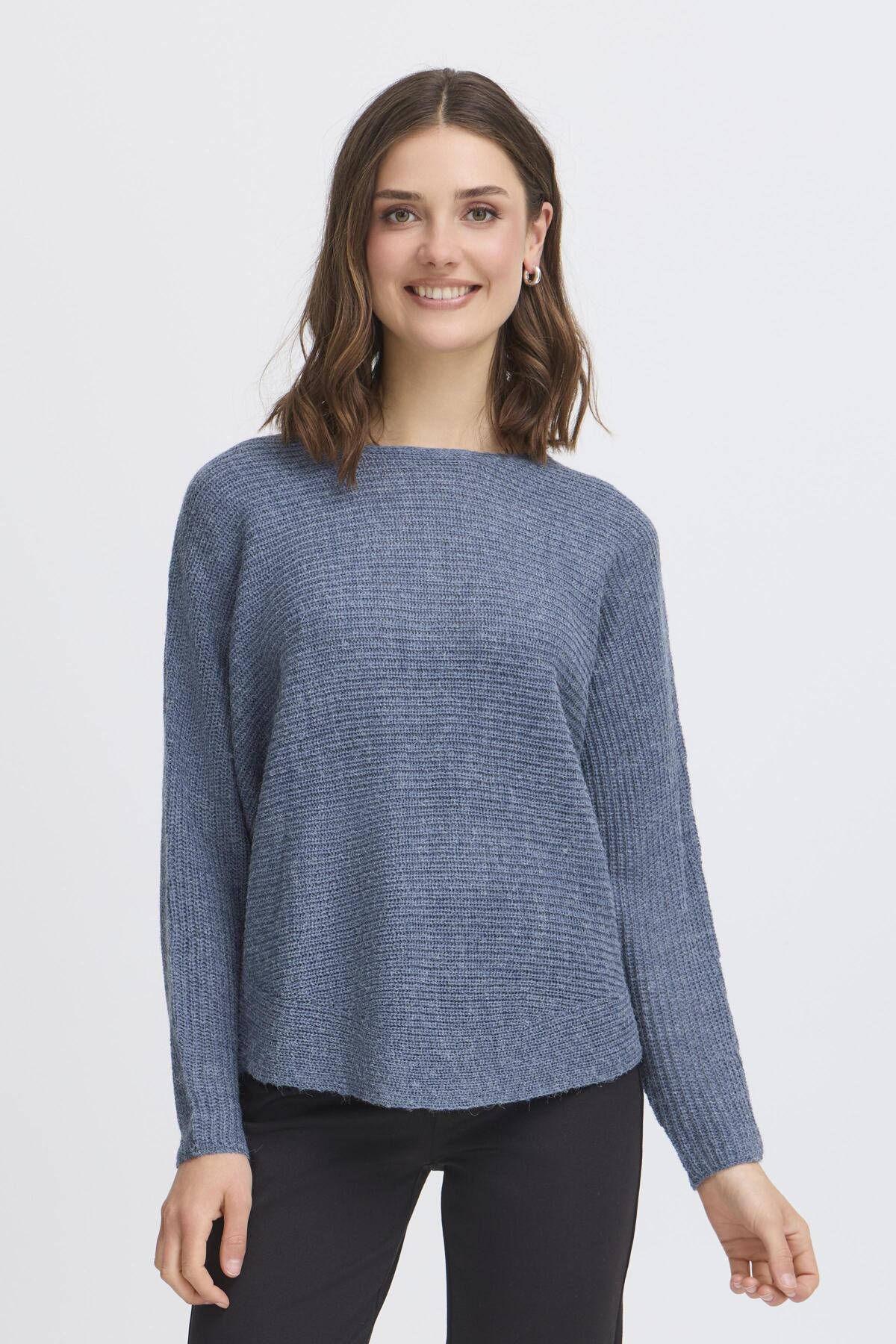 Fransa ERETTA Jumper - Bering Sea Melange