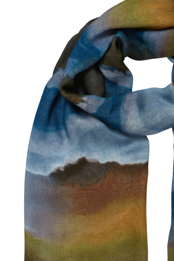 Fransa Rebekka Scarf - Peacoat Mix