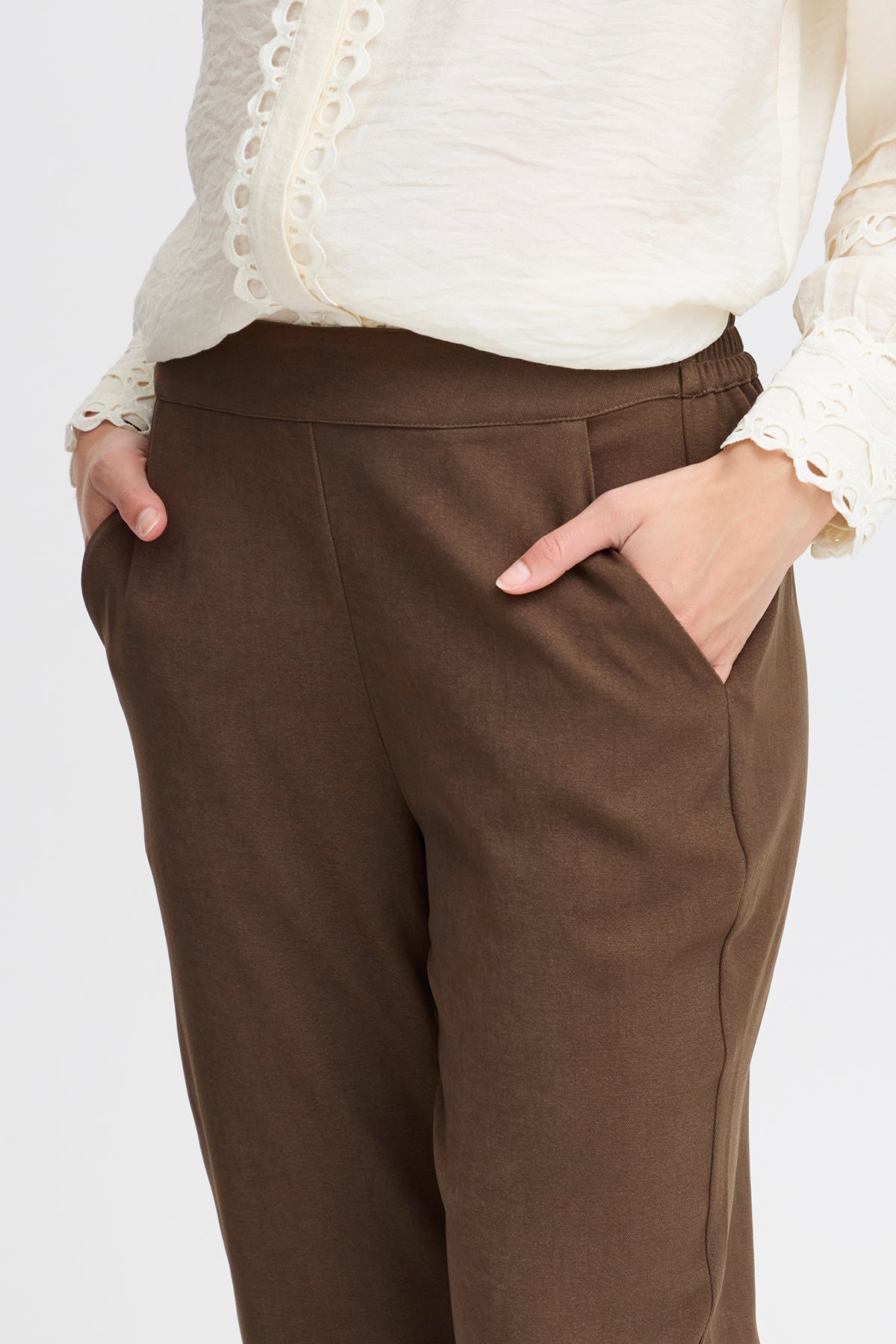 Fransa PAMILA Walnut Trousers