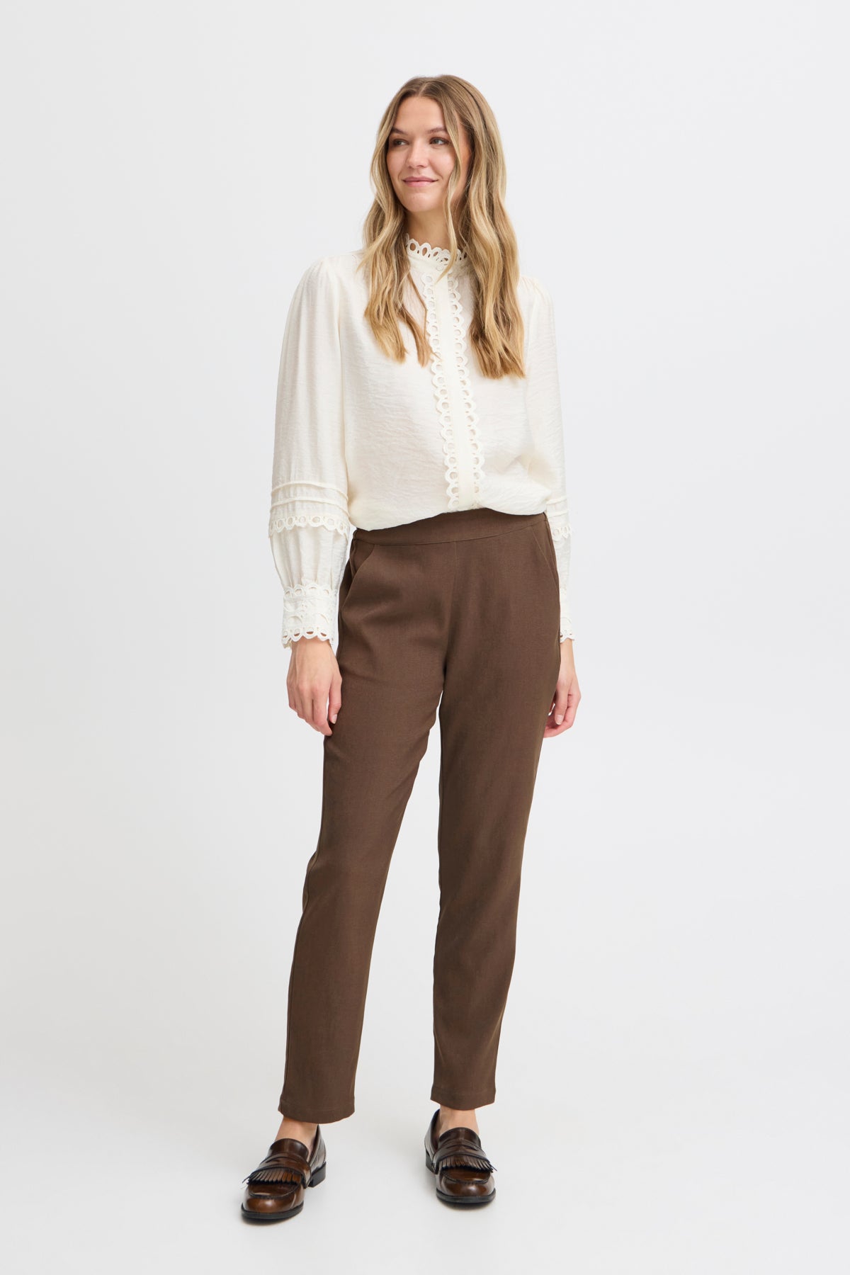 Fransa PAMILA Walnut Trousers