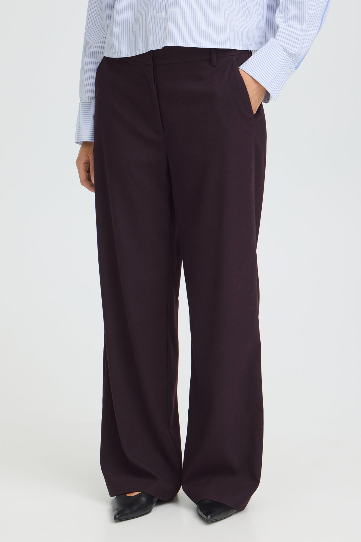 Fransa LEA Trousers - Port Royale Melange