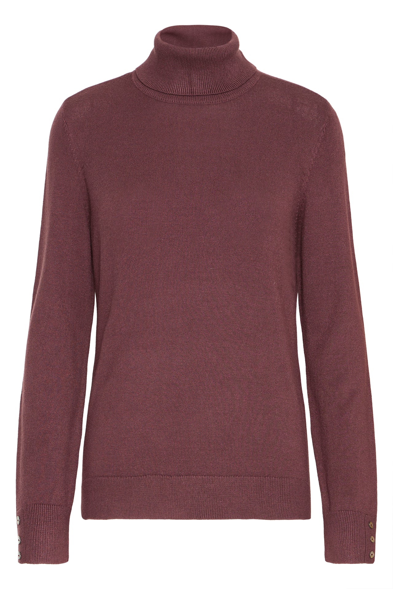 Fransa Knitted Jumper - Burgundy