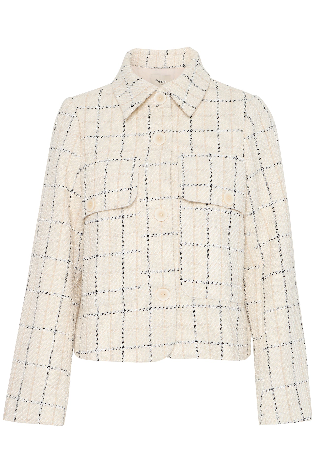 Fransa CHANI Jacket - Moonbeam Mix
