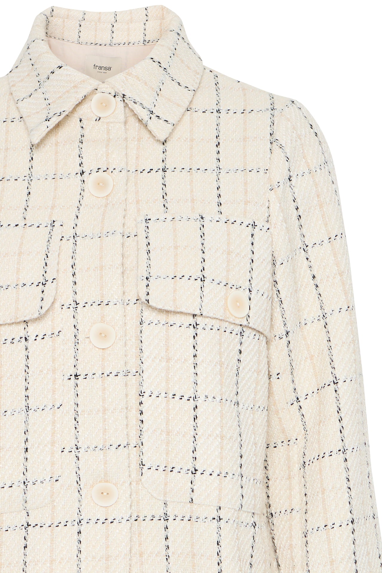 Fransa CHANI Jacket - Moonbeam Mix