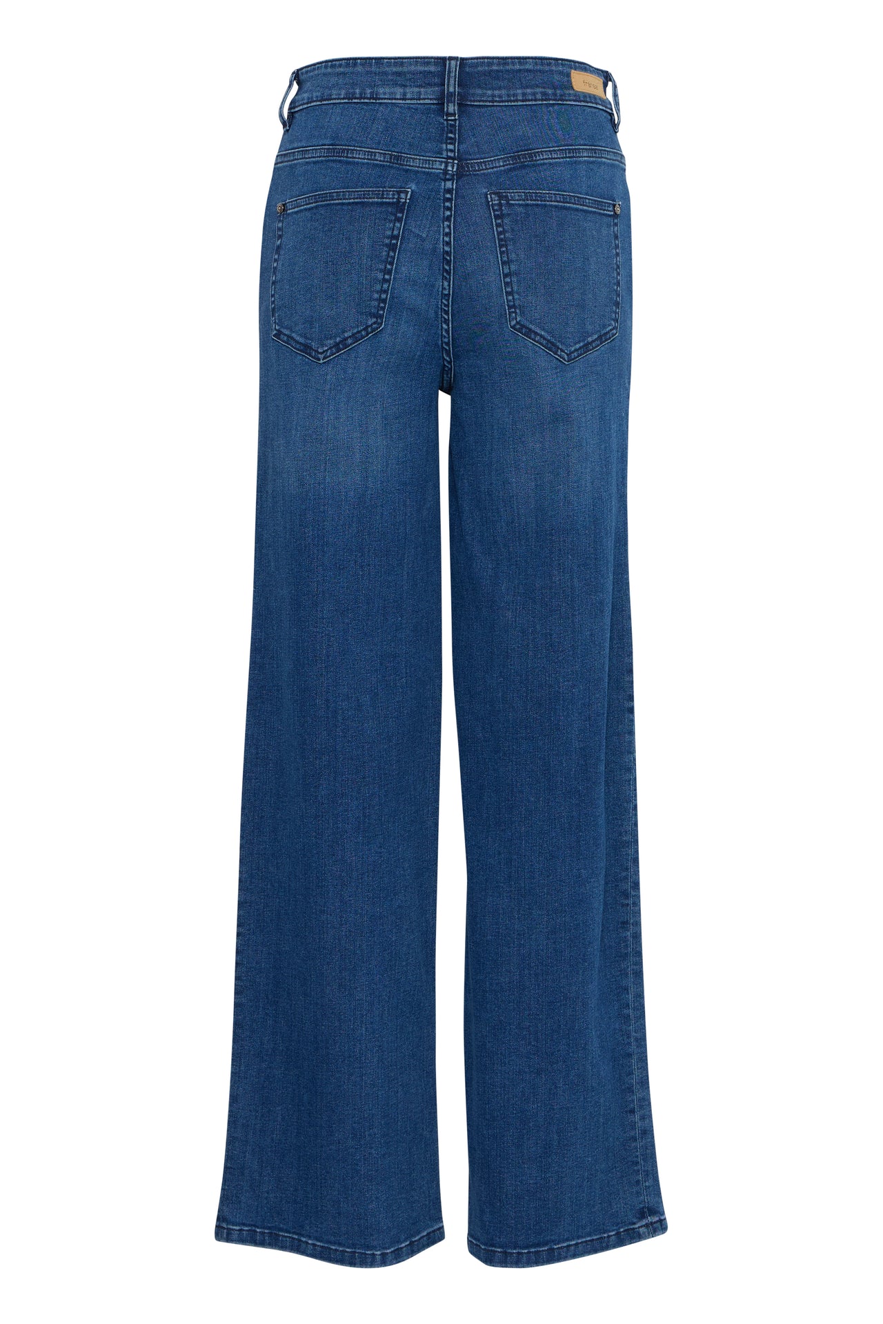 Fransa OVER HANNA Jeans - Mid Blue Denim