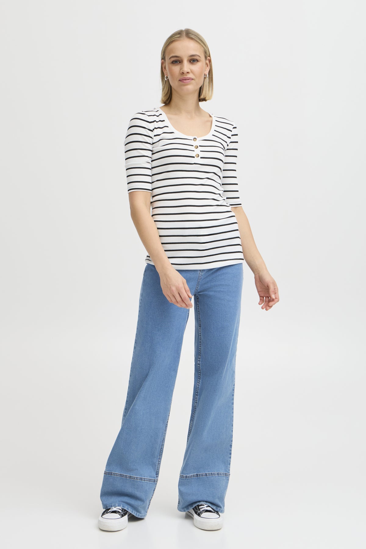 Fransa Zamond Striped T-shirt