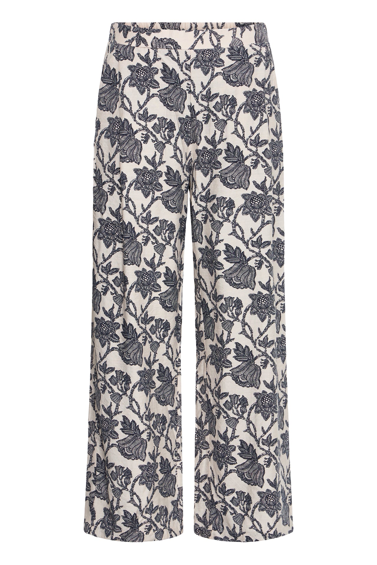 Fransa ARIANA Trousers - Summer Bloom Gray Morn