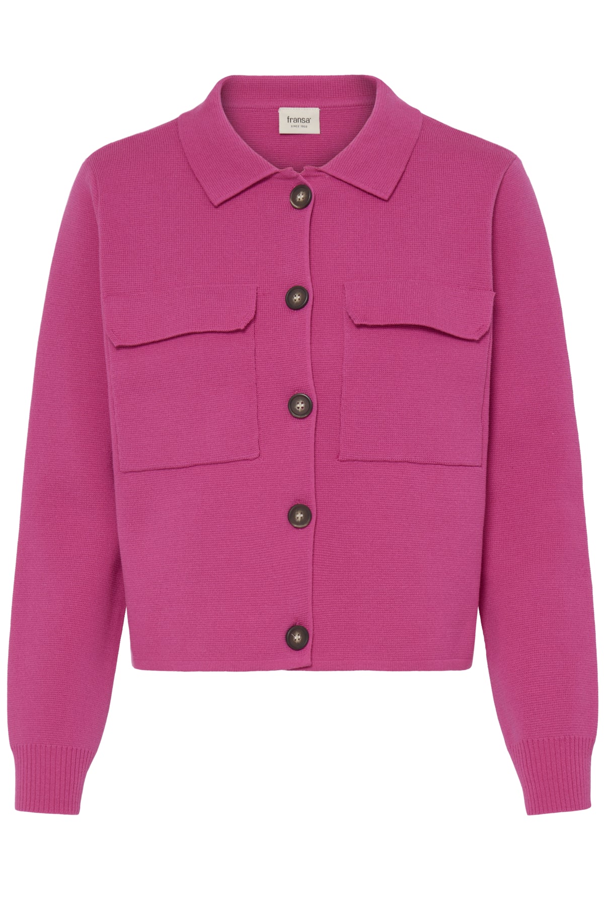 Fransa RITA Cardigan - Very Berry