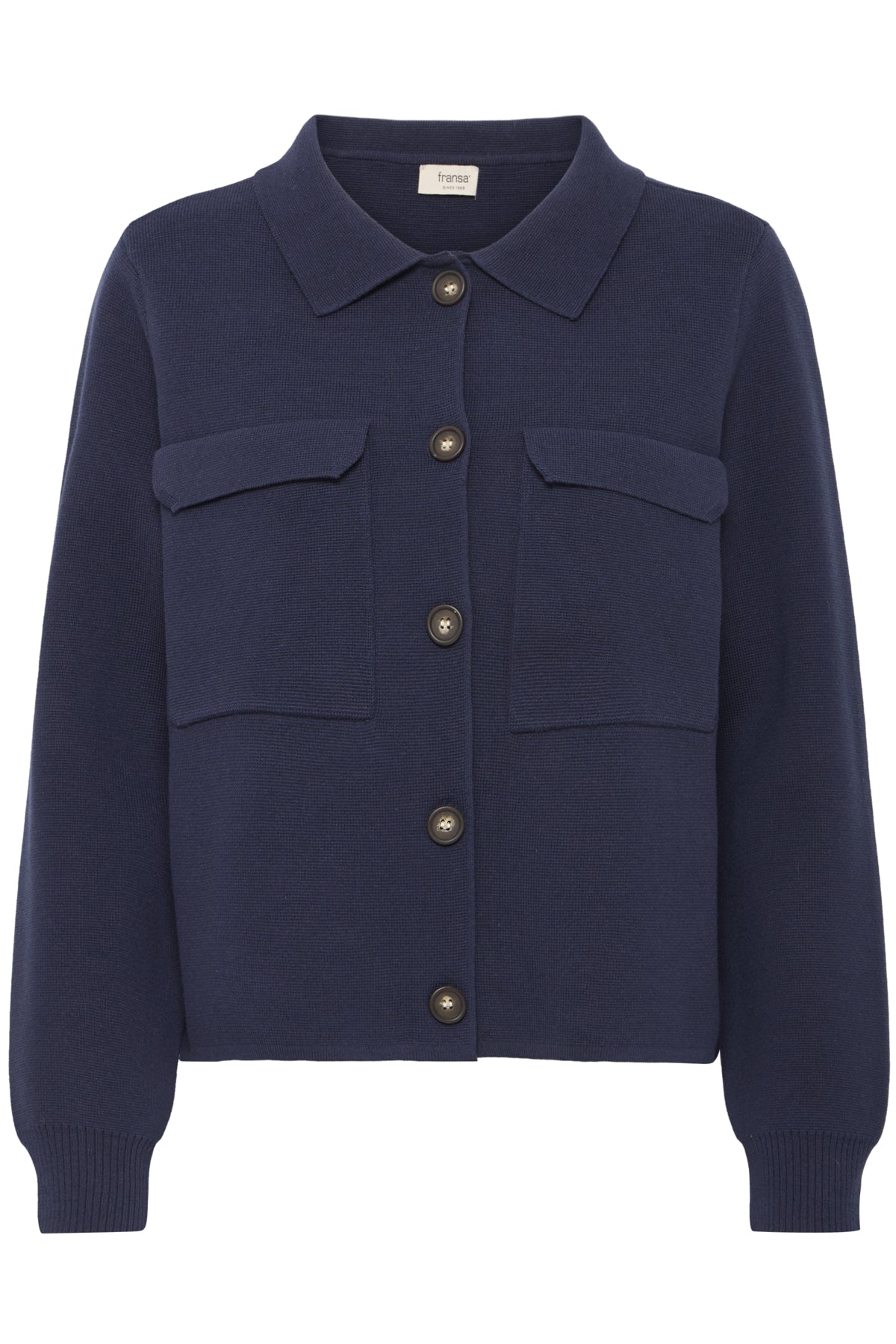 Fransa Rita Navy Cardigan