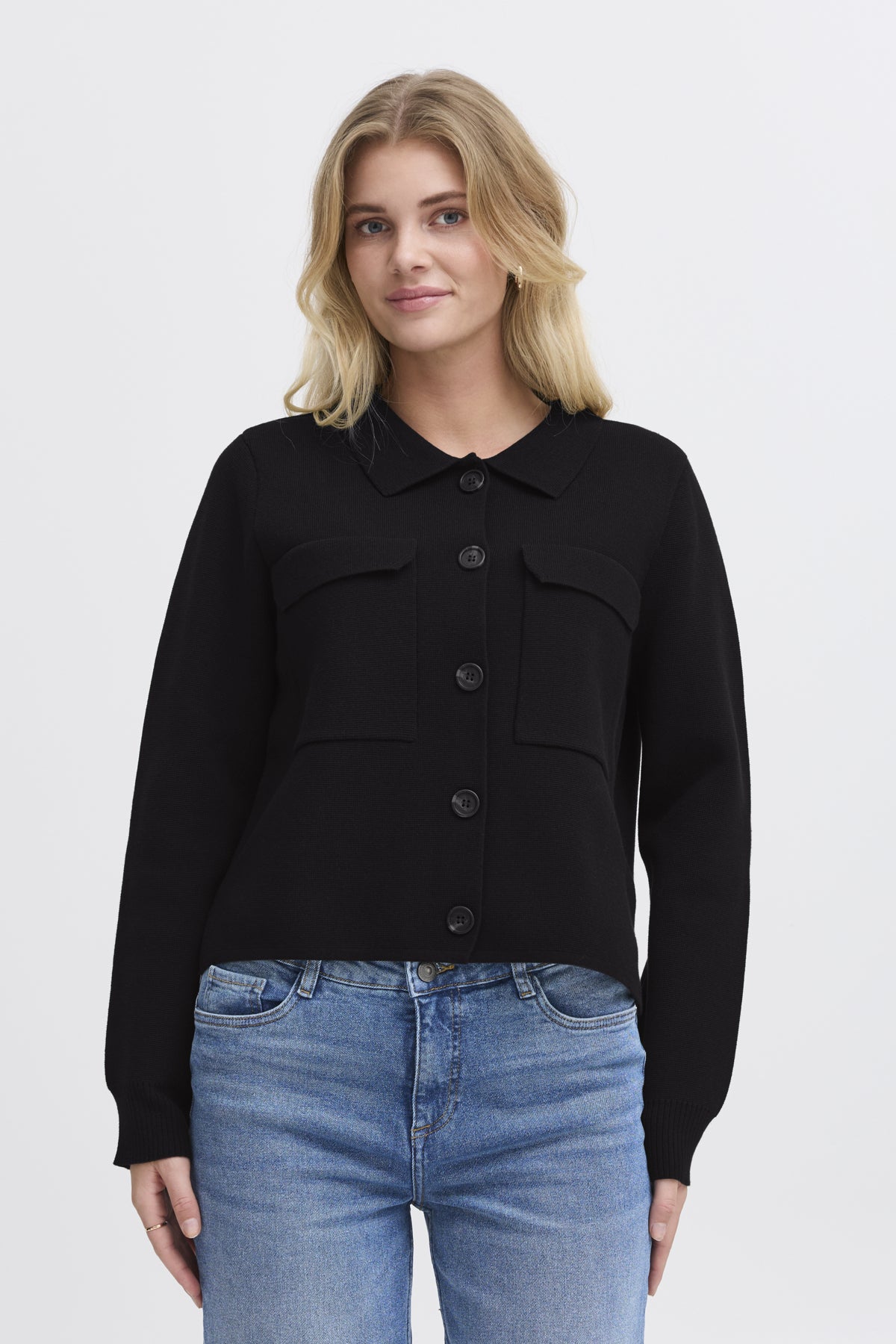 Fransa RITA Cardigan - Black
