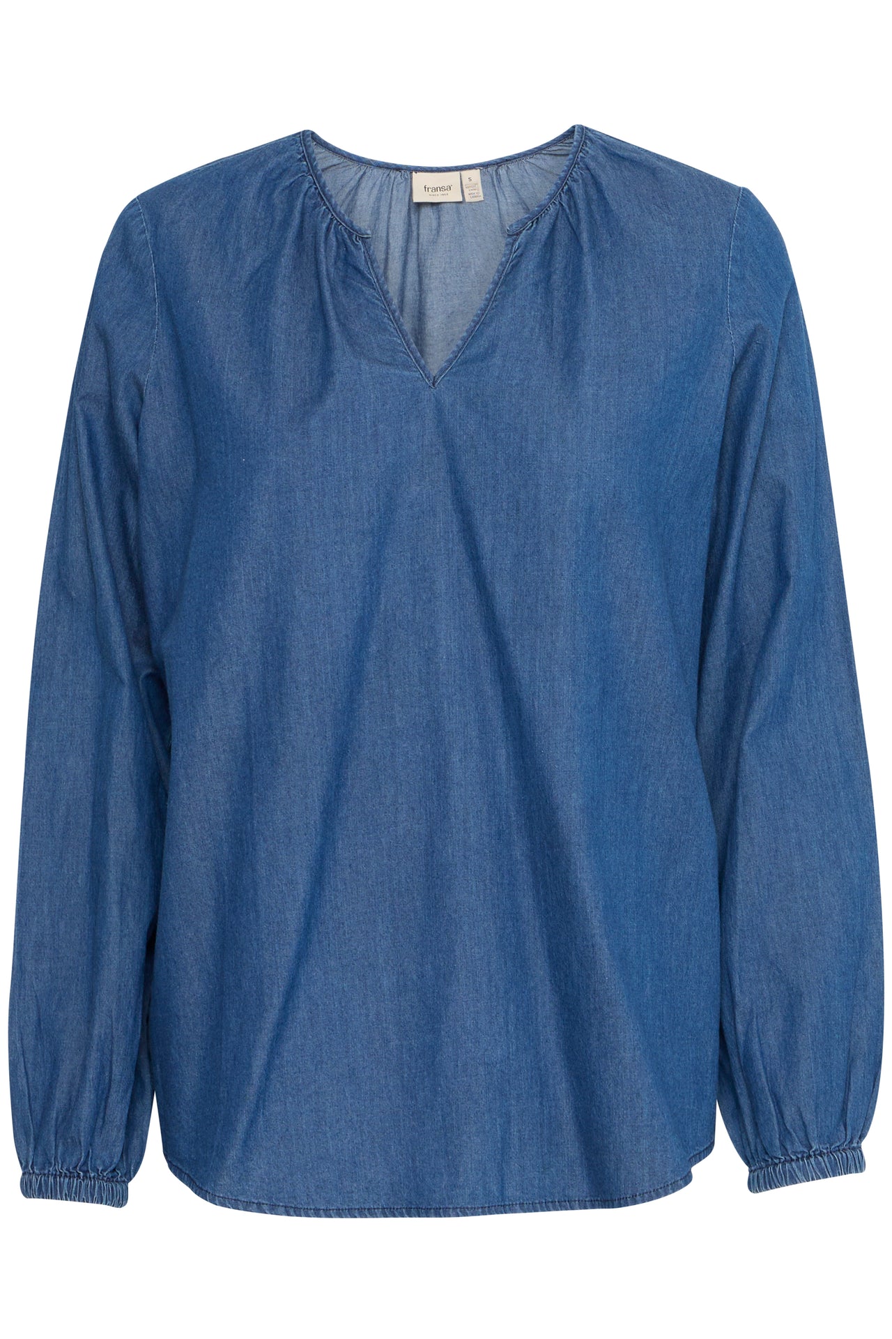 Fransa Kindra Blouse - Denim Blue