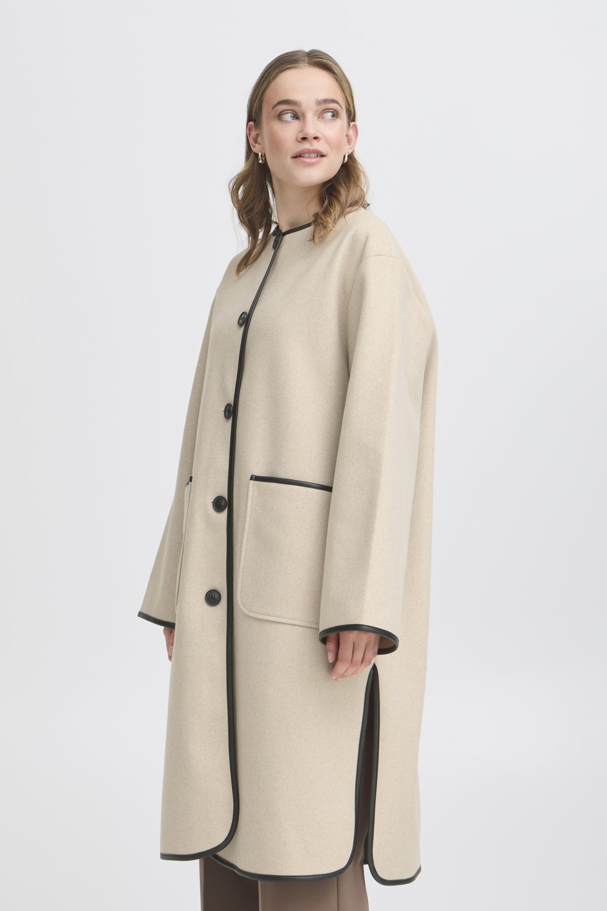 Fransa ELISABETH Jacket - Limestone Melange