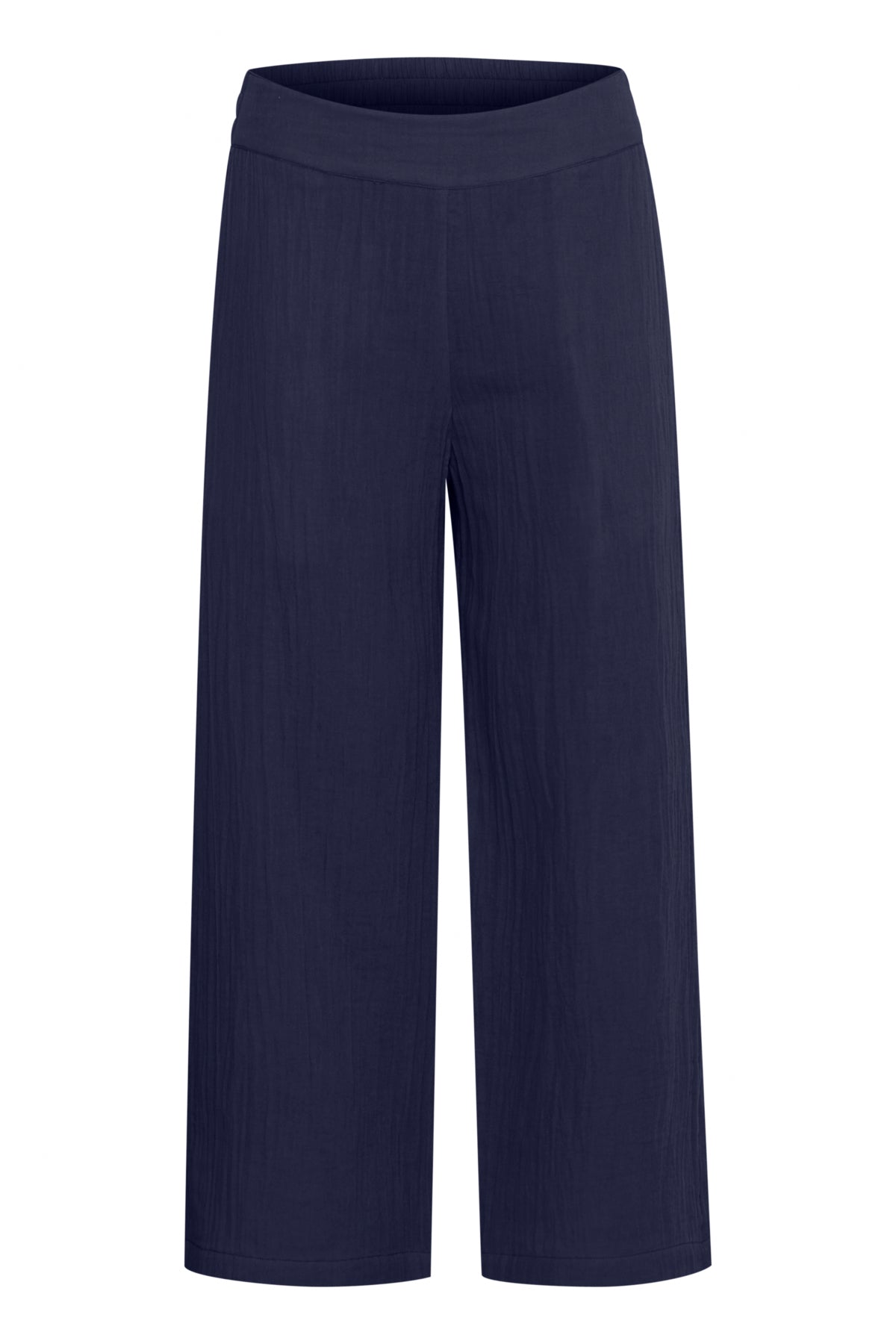 Fransa Manua Navy Cotton Cullots