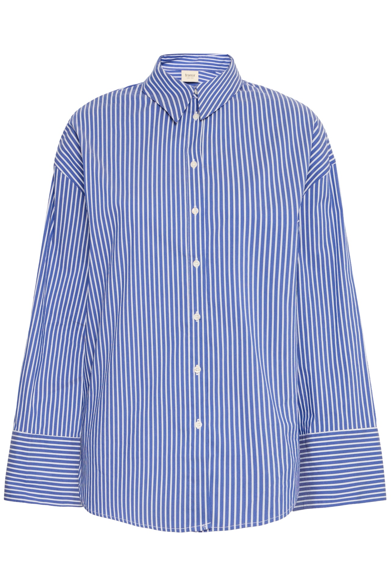 Fransa FINE Long Sleeve Shirt - Night Sky