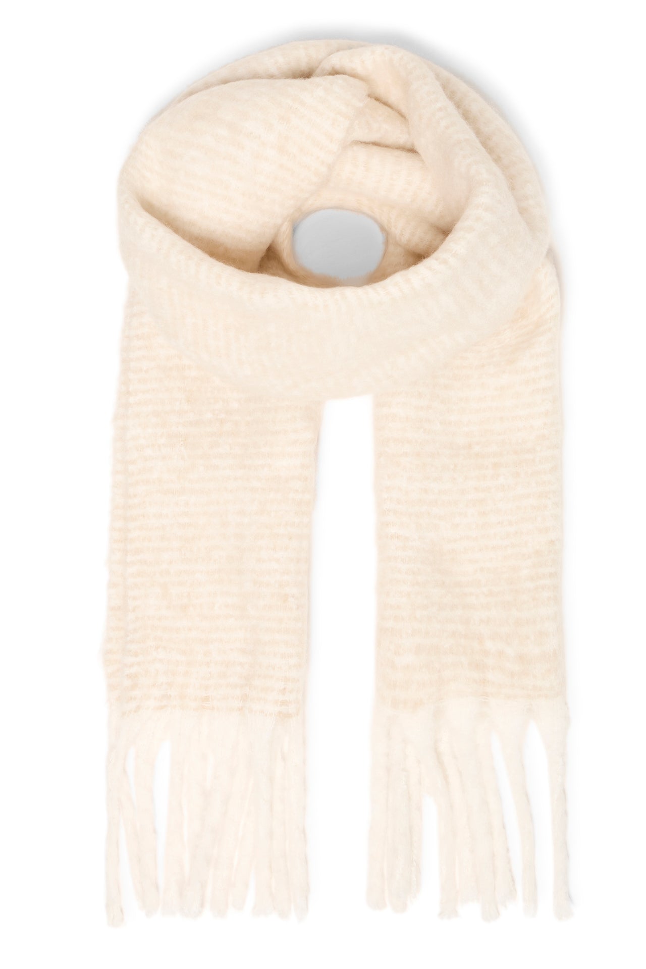 Fransa SCARLETT Scarf - Limestone Melange