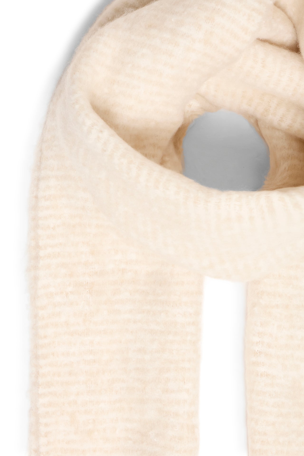 Fransa SCARLETT Scarf - Limestone Melange
