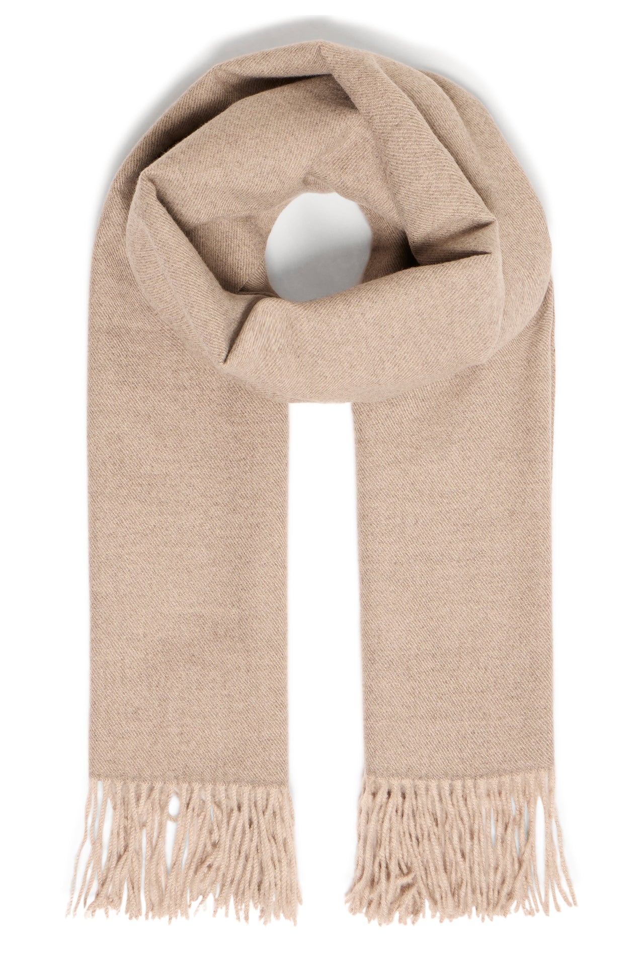Fransa PASMIRA Scarf - Desert Taupe Melange