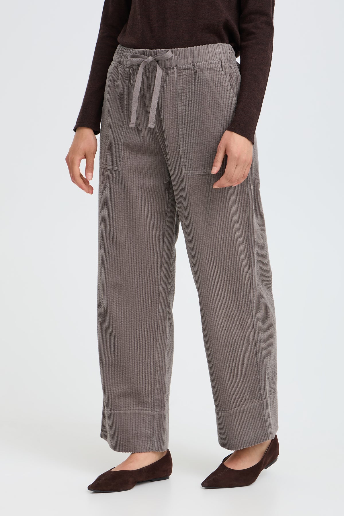 Fransa SALOMI Trousers - Driftwood