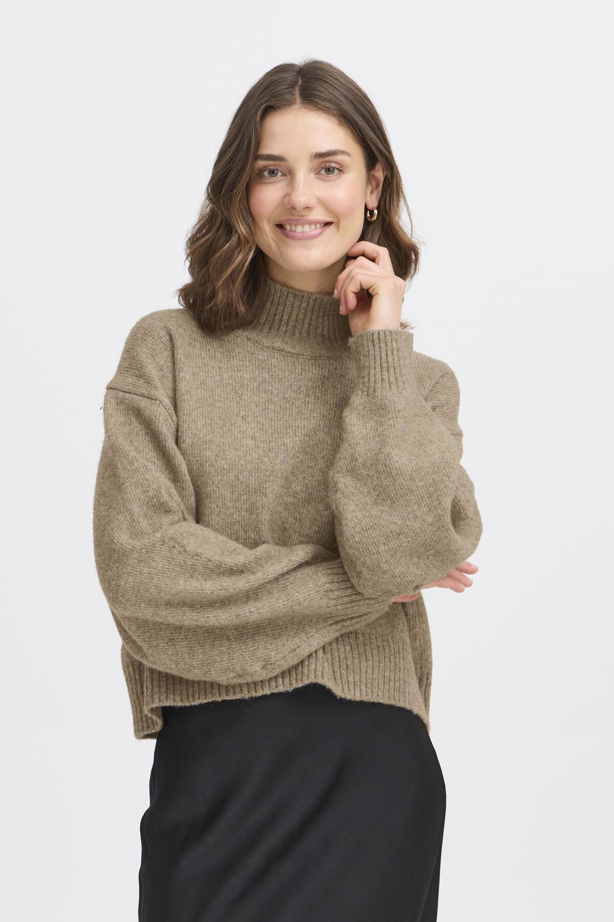Fransa GIGI Jumper - Moon Rock Melange
