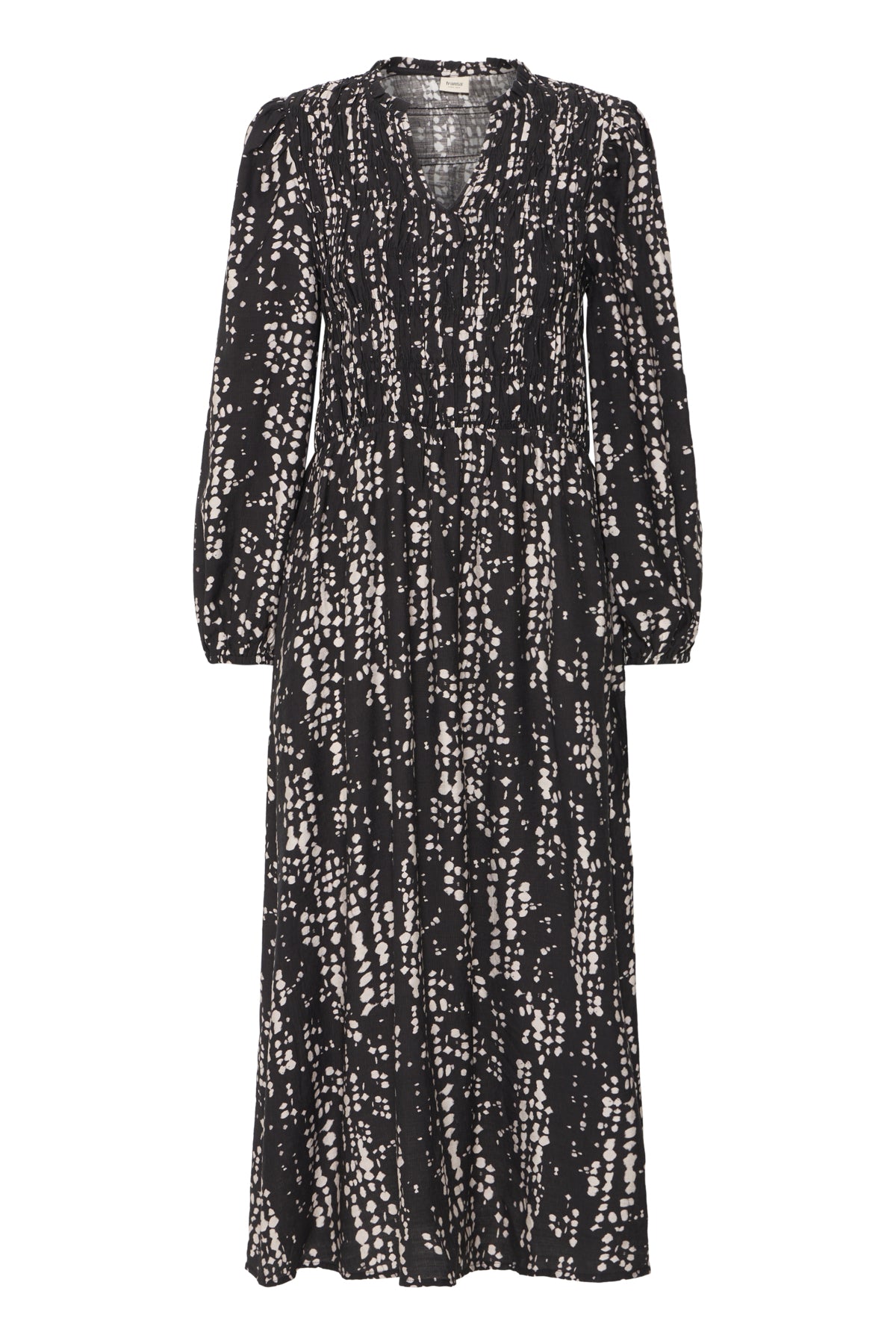 Fransa ARIANA Dress - Black Drizzle