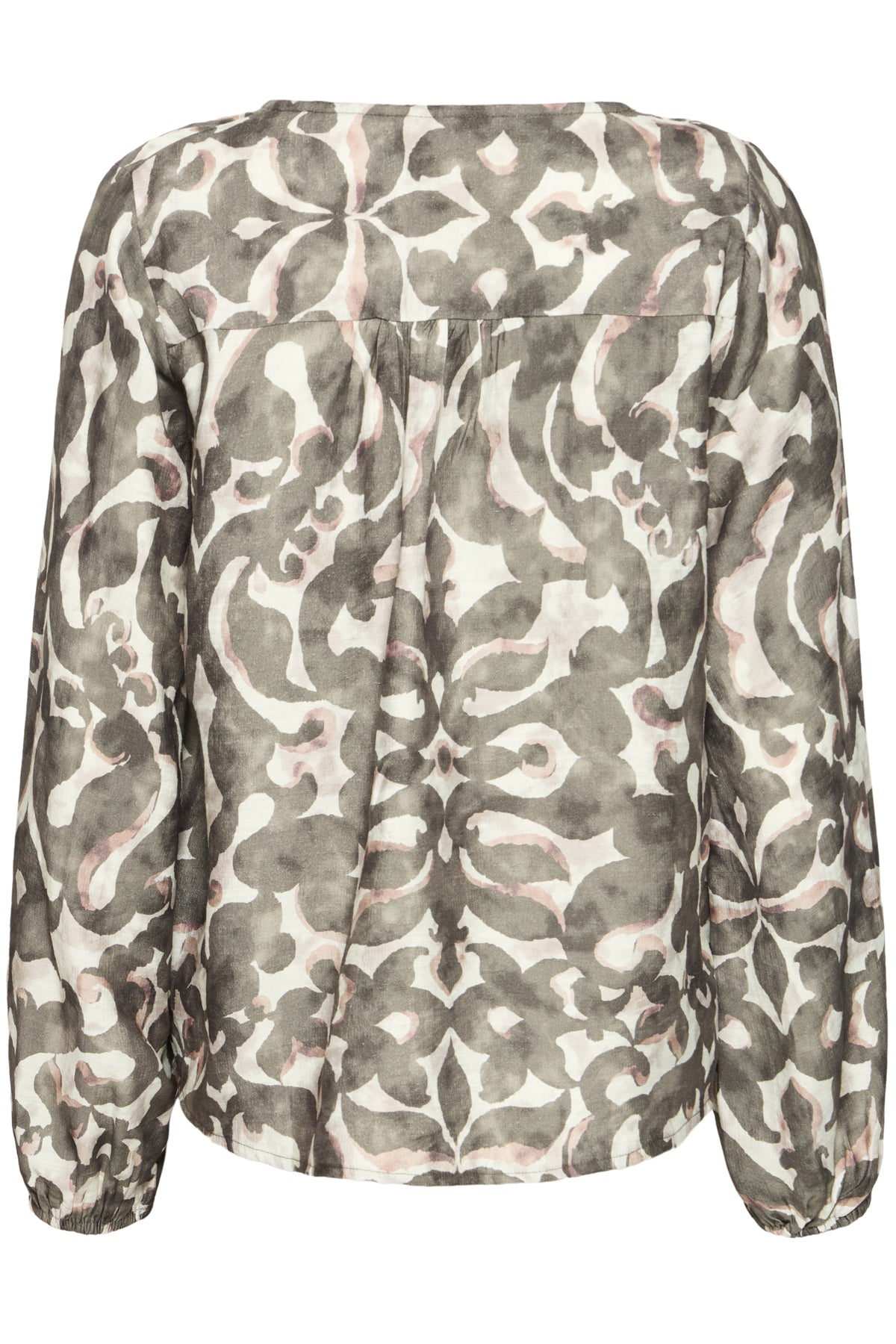 Fransa Ariana Blouse - Boho Bloom Smokey Olive