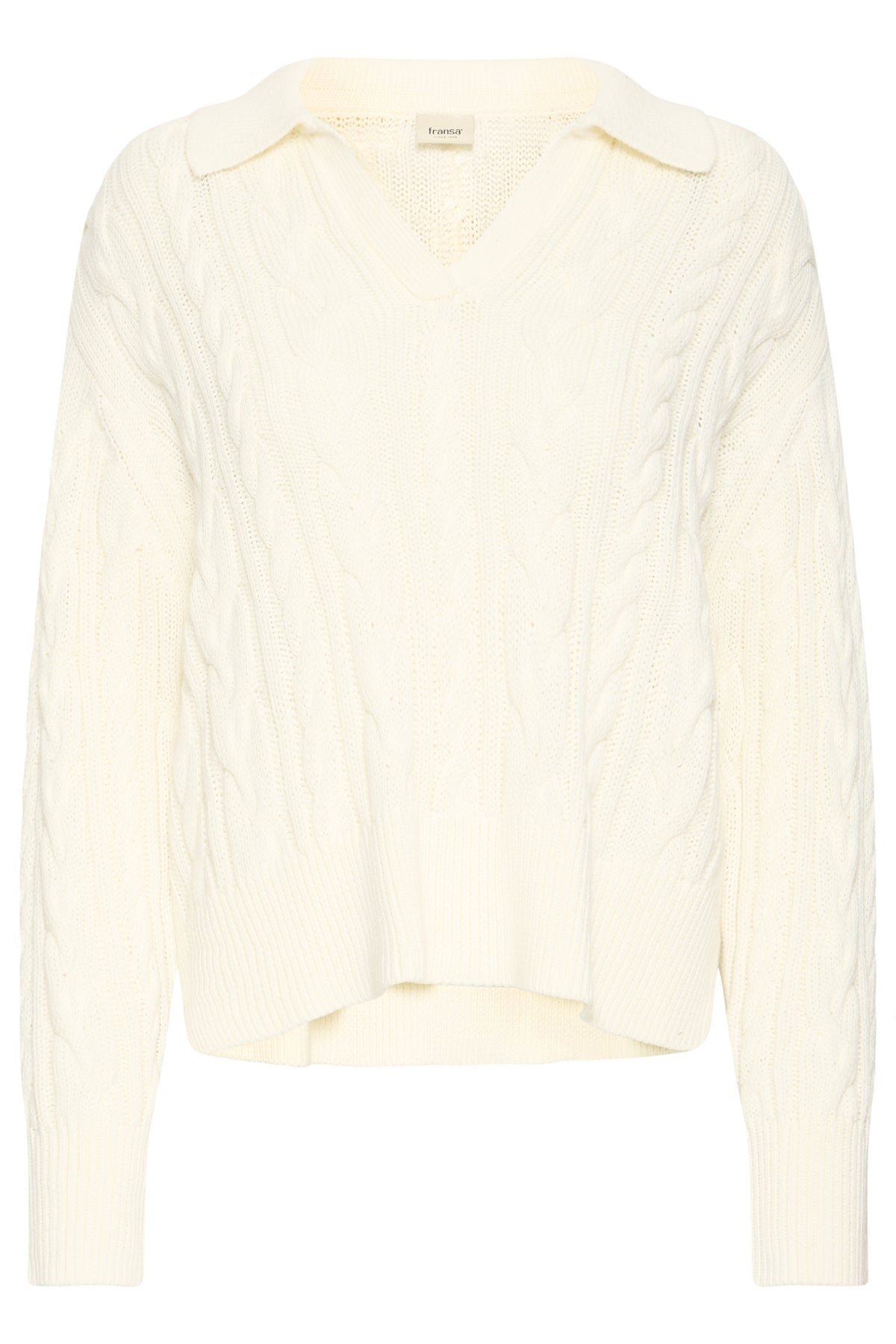 Fransa Vivian Jumper - Whisper White