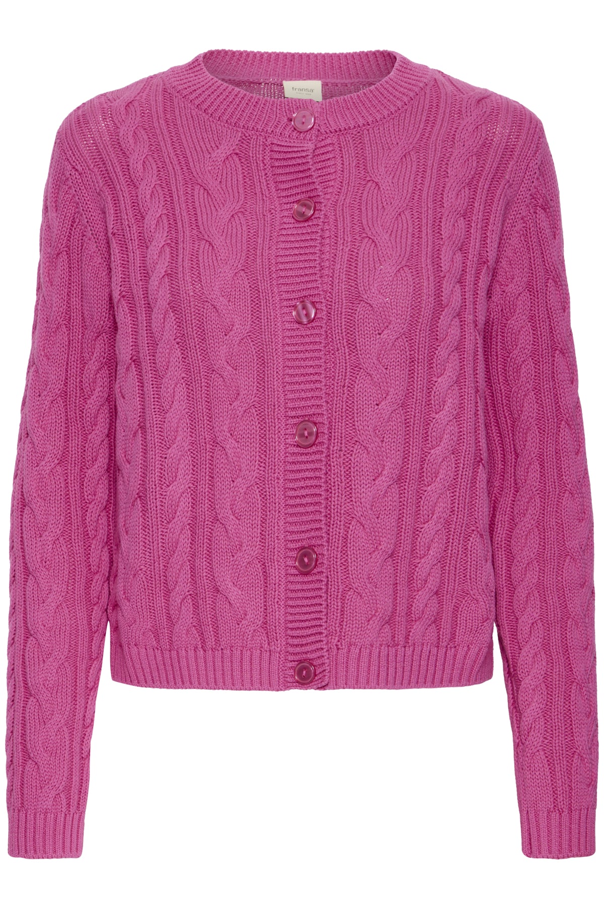 Fransa Vivian Cardigan - Very Berry