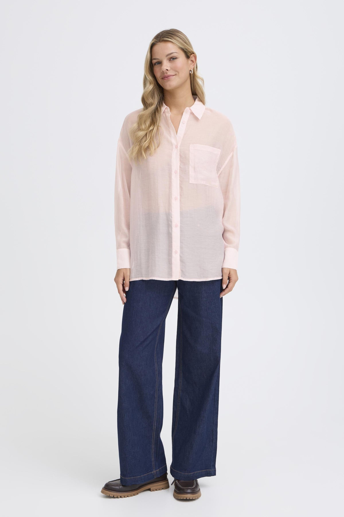 Fransa SAIRA Shirt - Rose Smoke