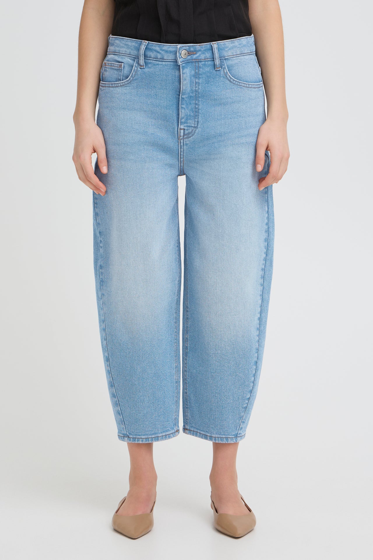 Fransa LORELEI Mid Blue Jeans