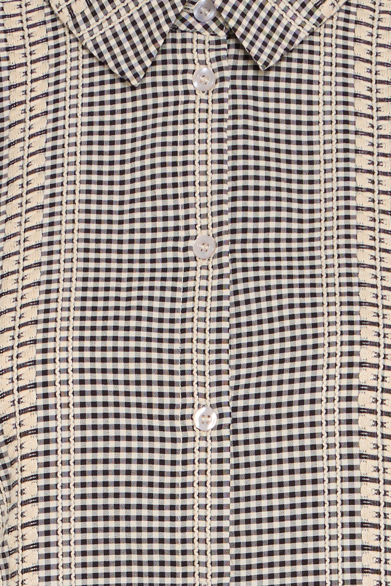 Fransa BRONWEN Blouse - Black Check