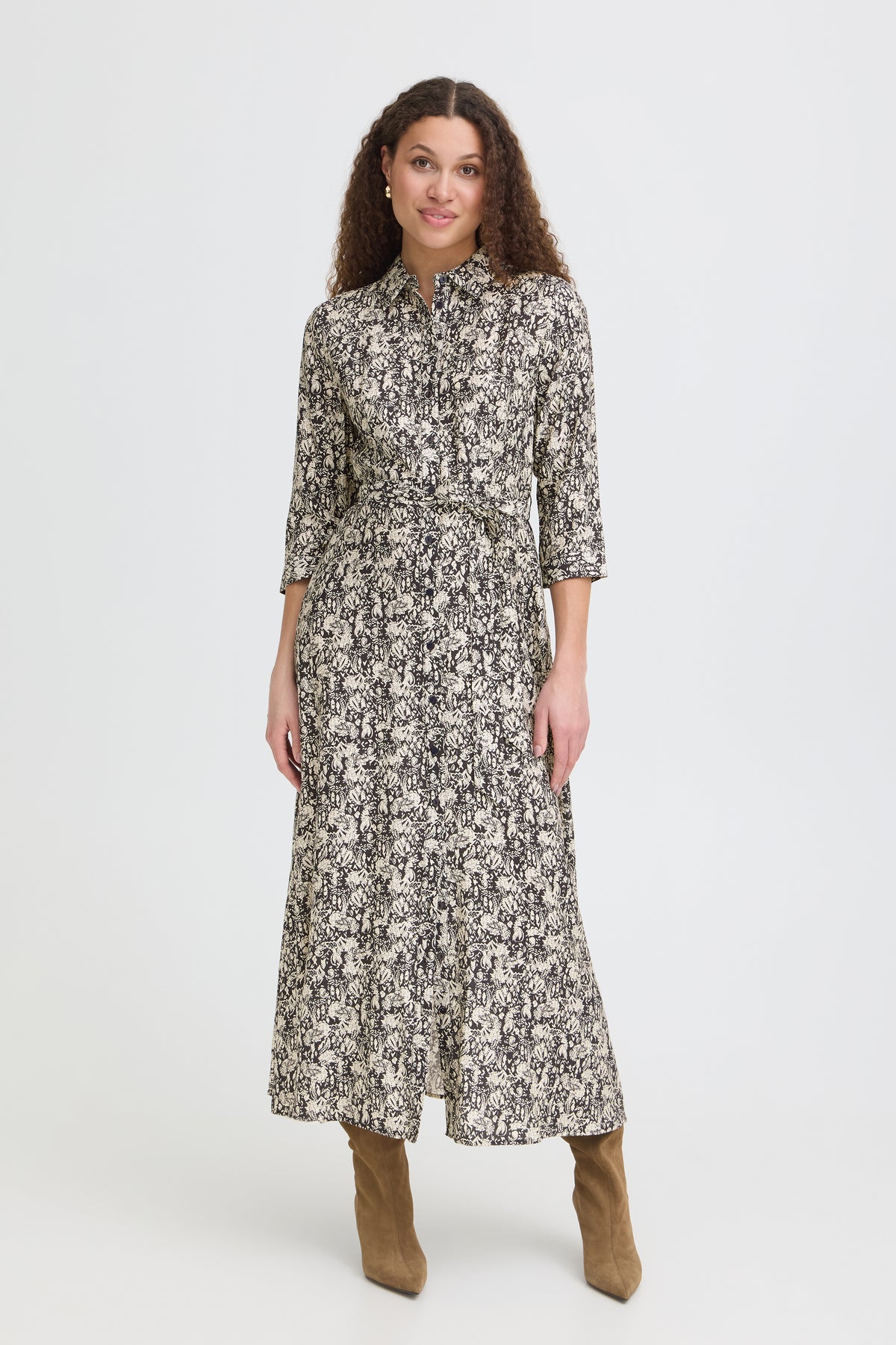Fransa ARIANA Dress - Floral Paisley Salute