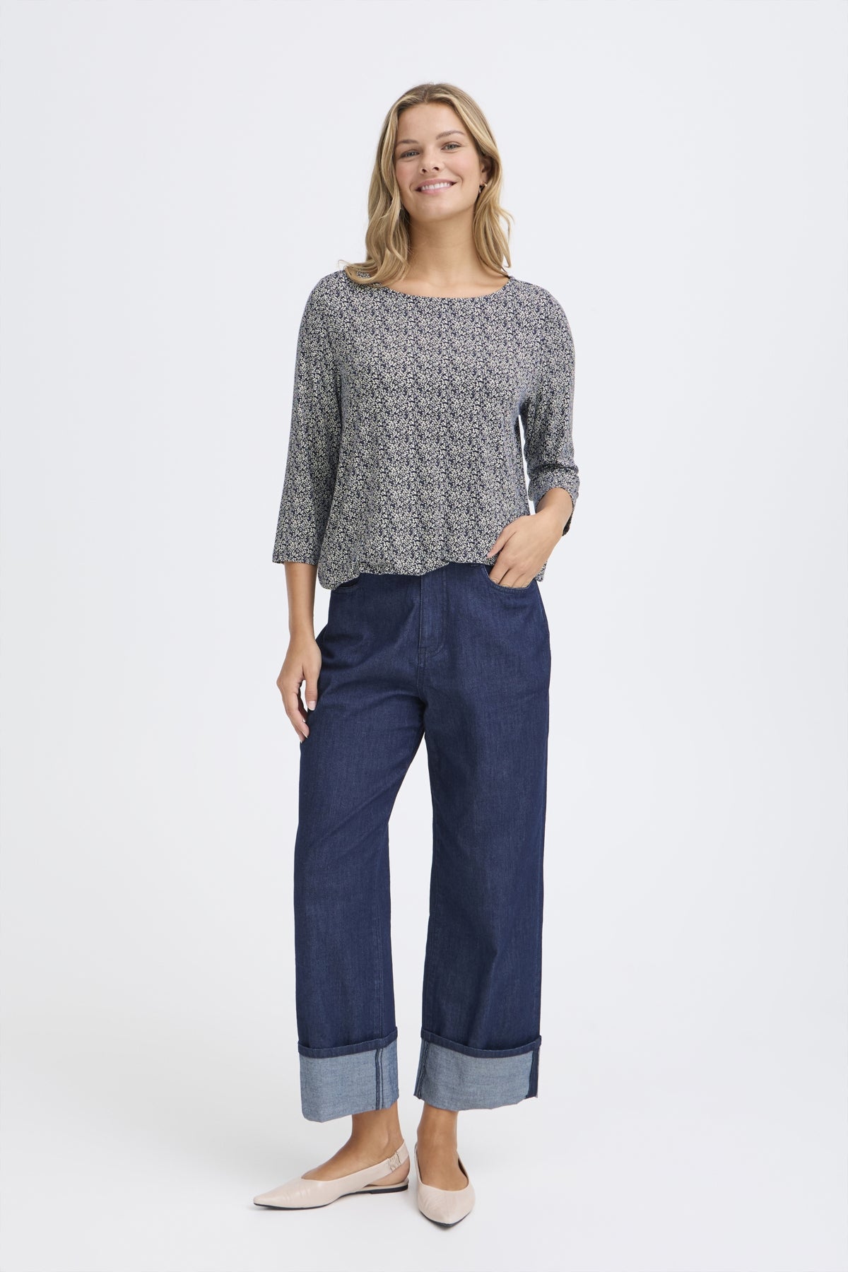 Fransa AMY Blouse - Tiny Petal