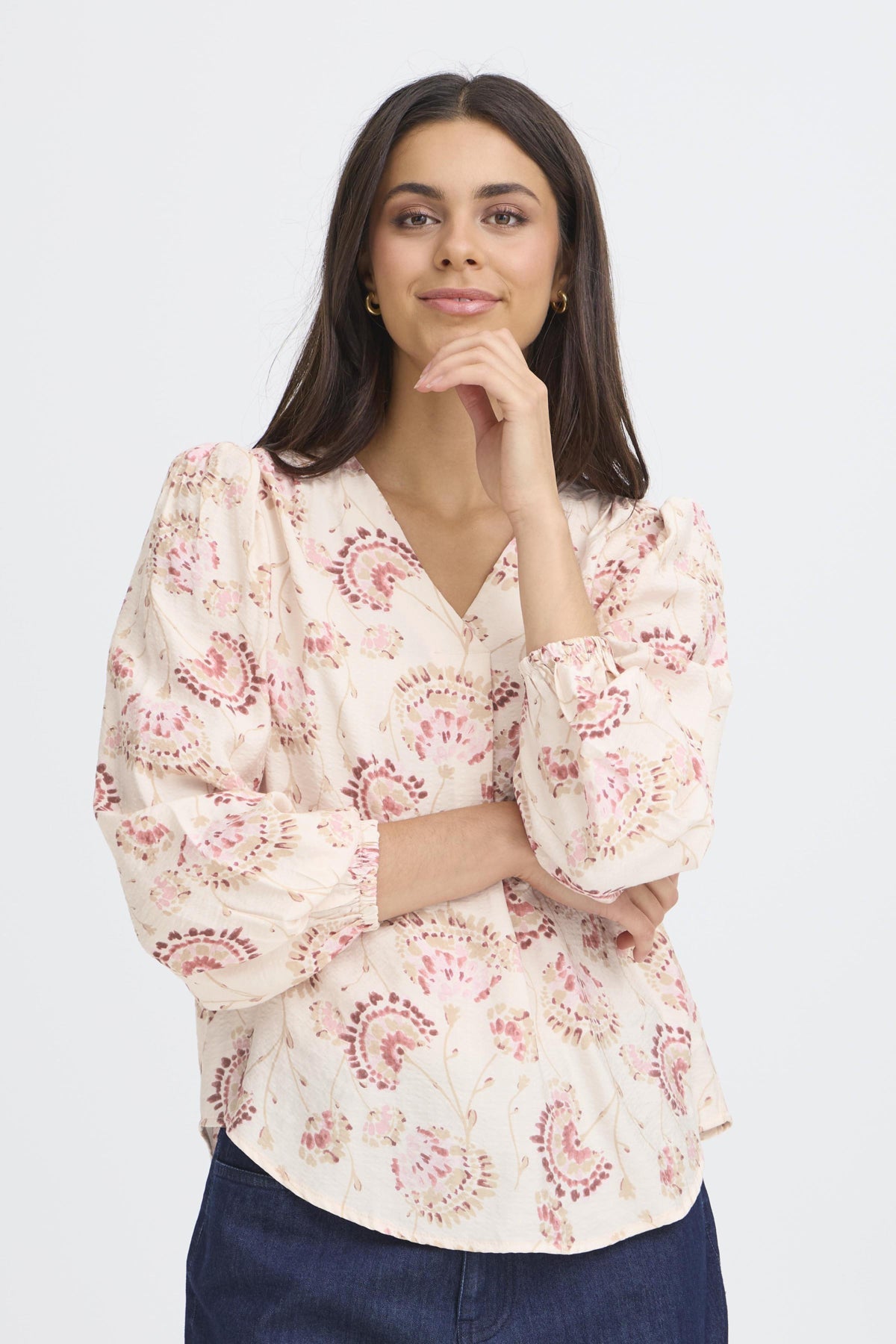 Fransa KALIA Blouse - Orchid Floral