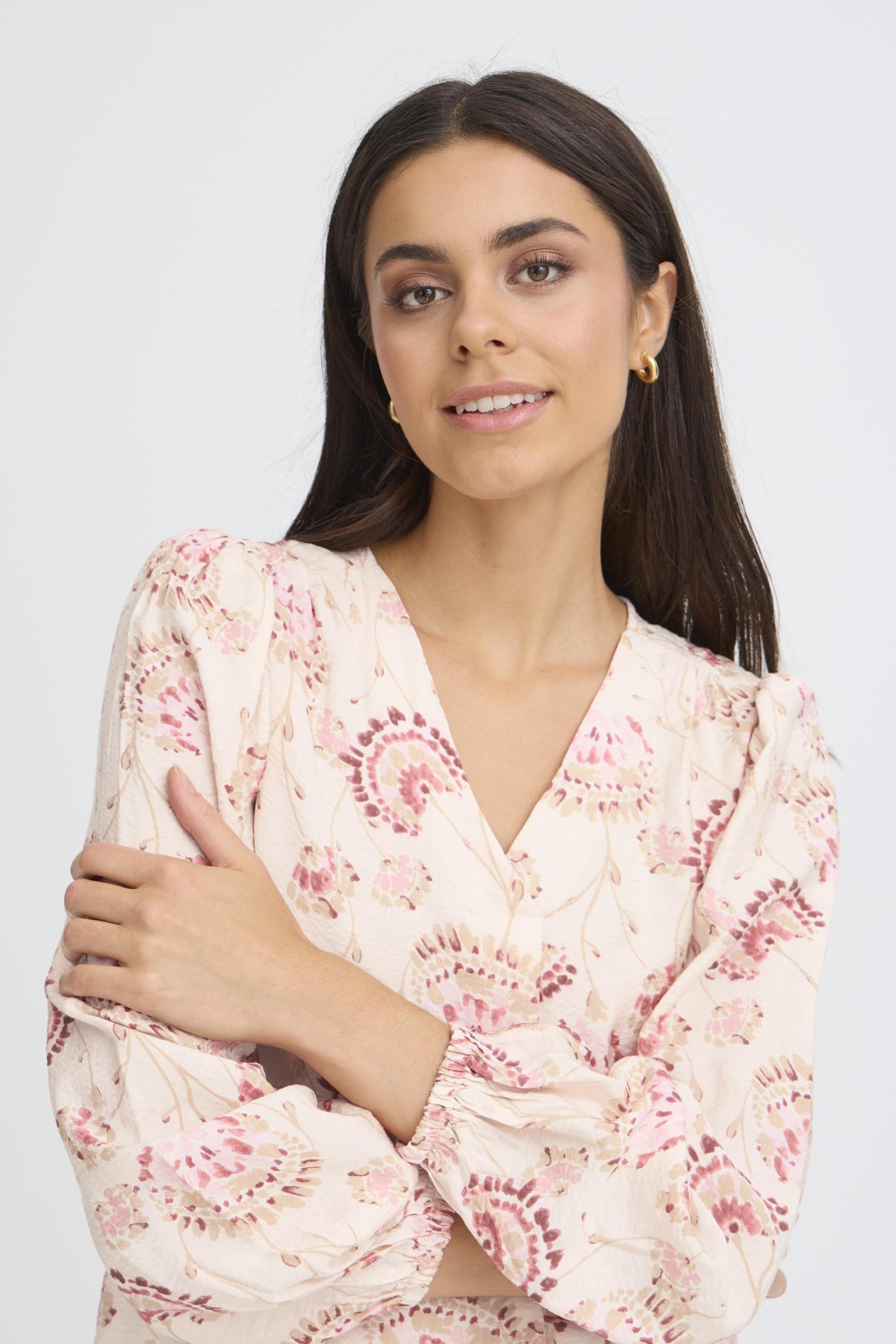 Fransa KALIA Blouse - Orchid Floral