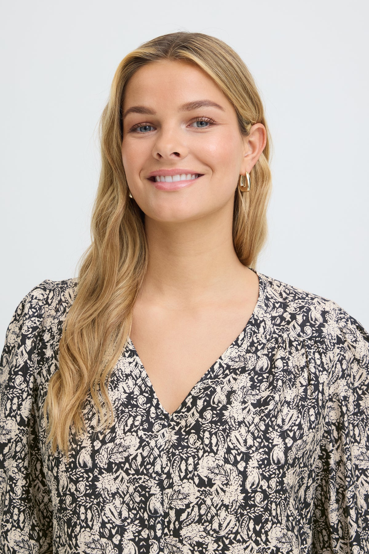 Fransa ARIANA Blouse - Floral Paisley Salute