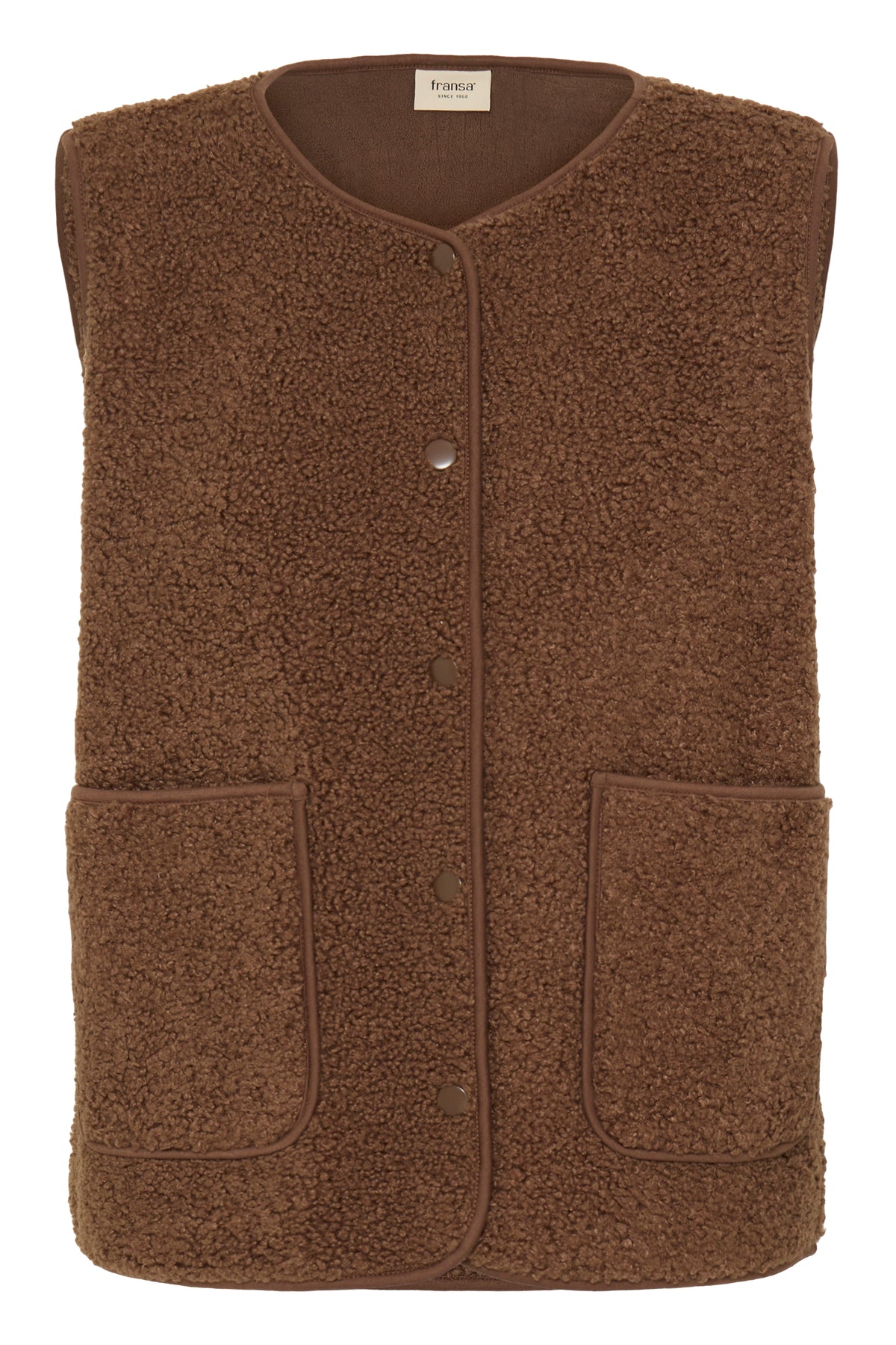 Fransa GWYNNE Waistcoat - Rain Drum