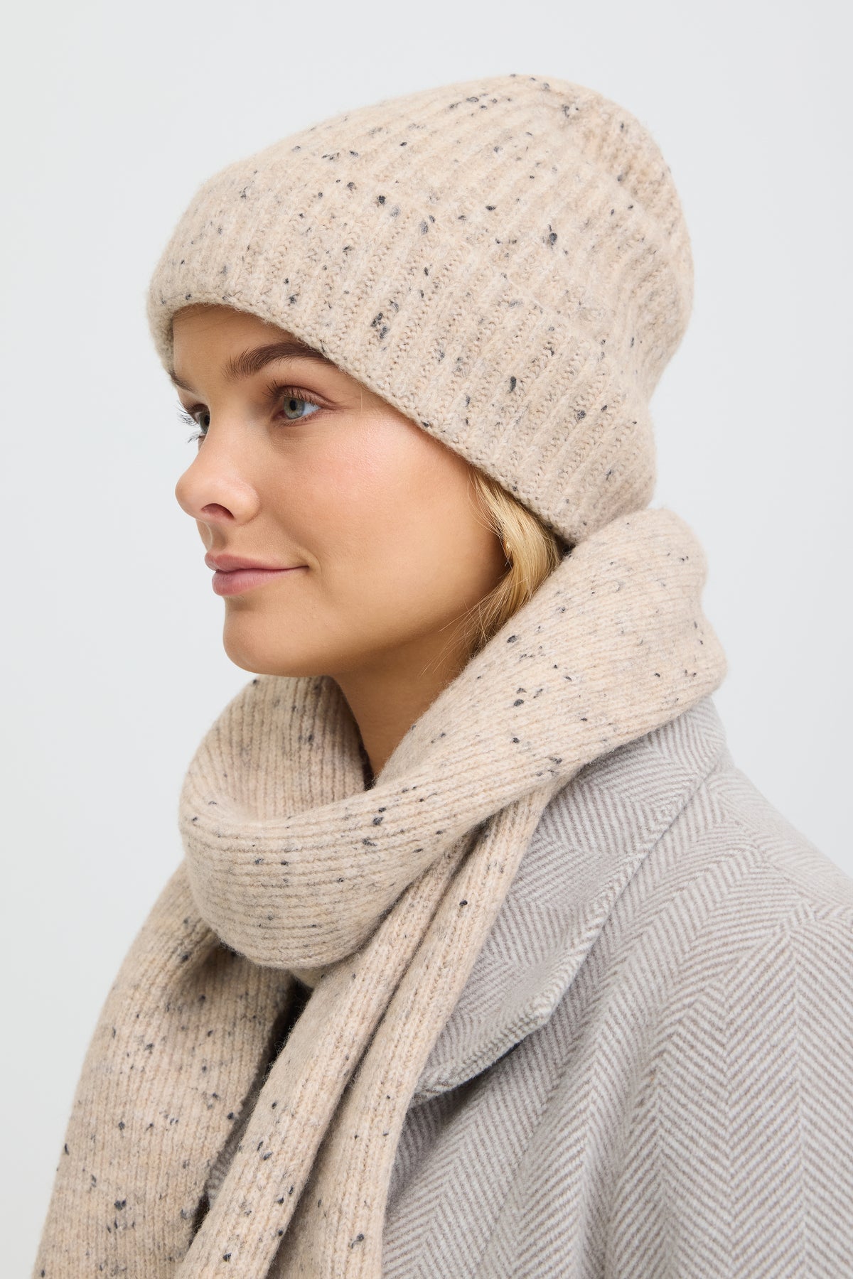 Fransa NANNA Beanie - String Melange