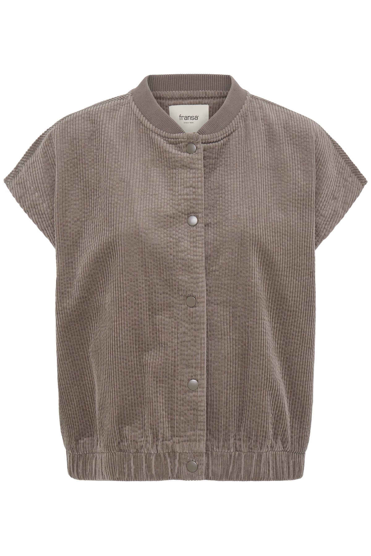 Fransa SALOMI Waistcoat - Driftwood