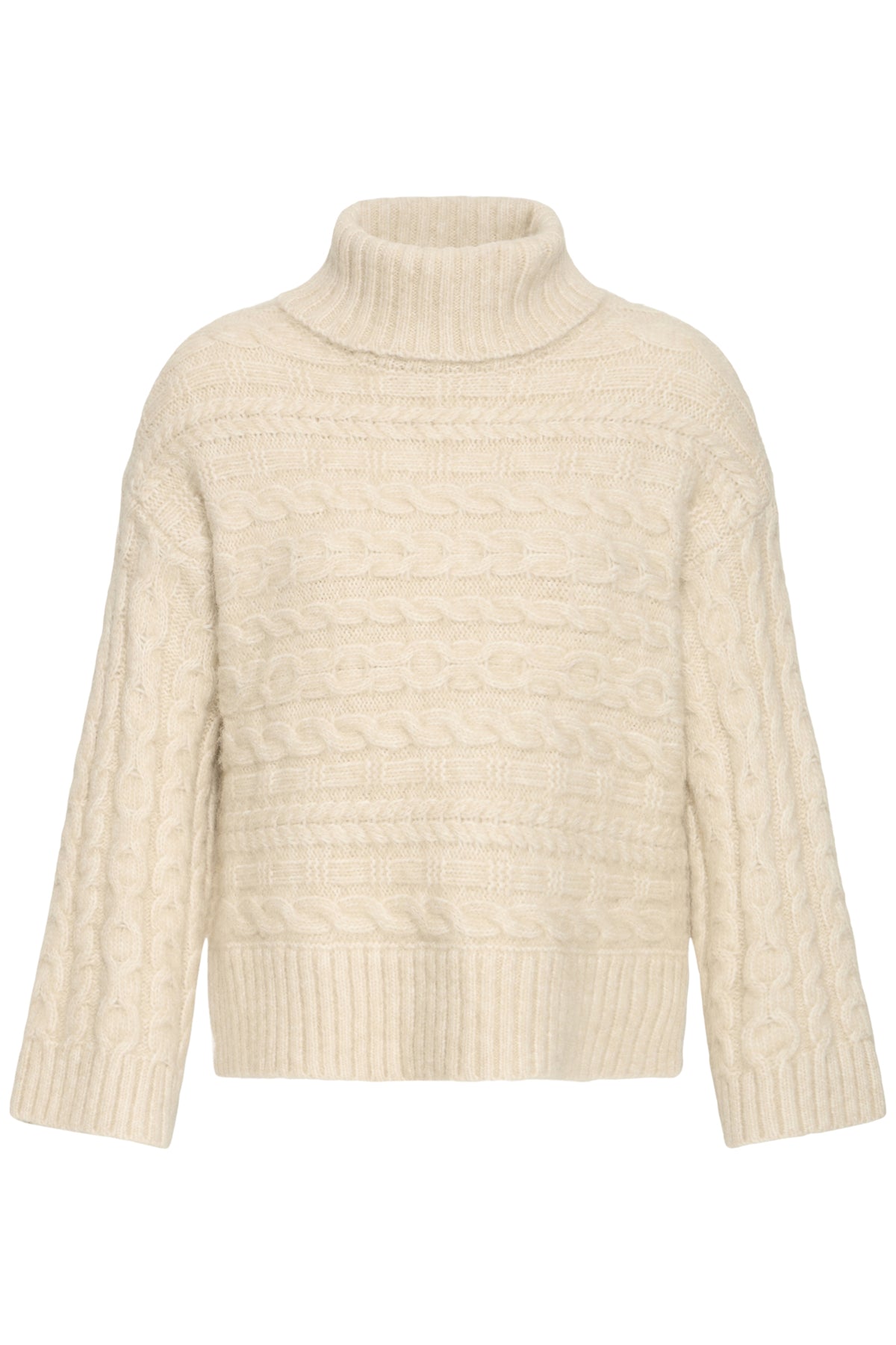 Fransa SASHA Jumper - Oatmeal Melange
