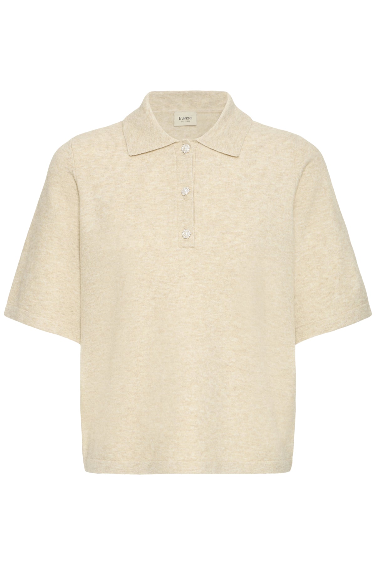Fransa SUZETTE Jumper - Oatmeal Melange