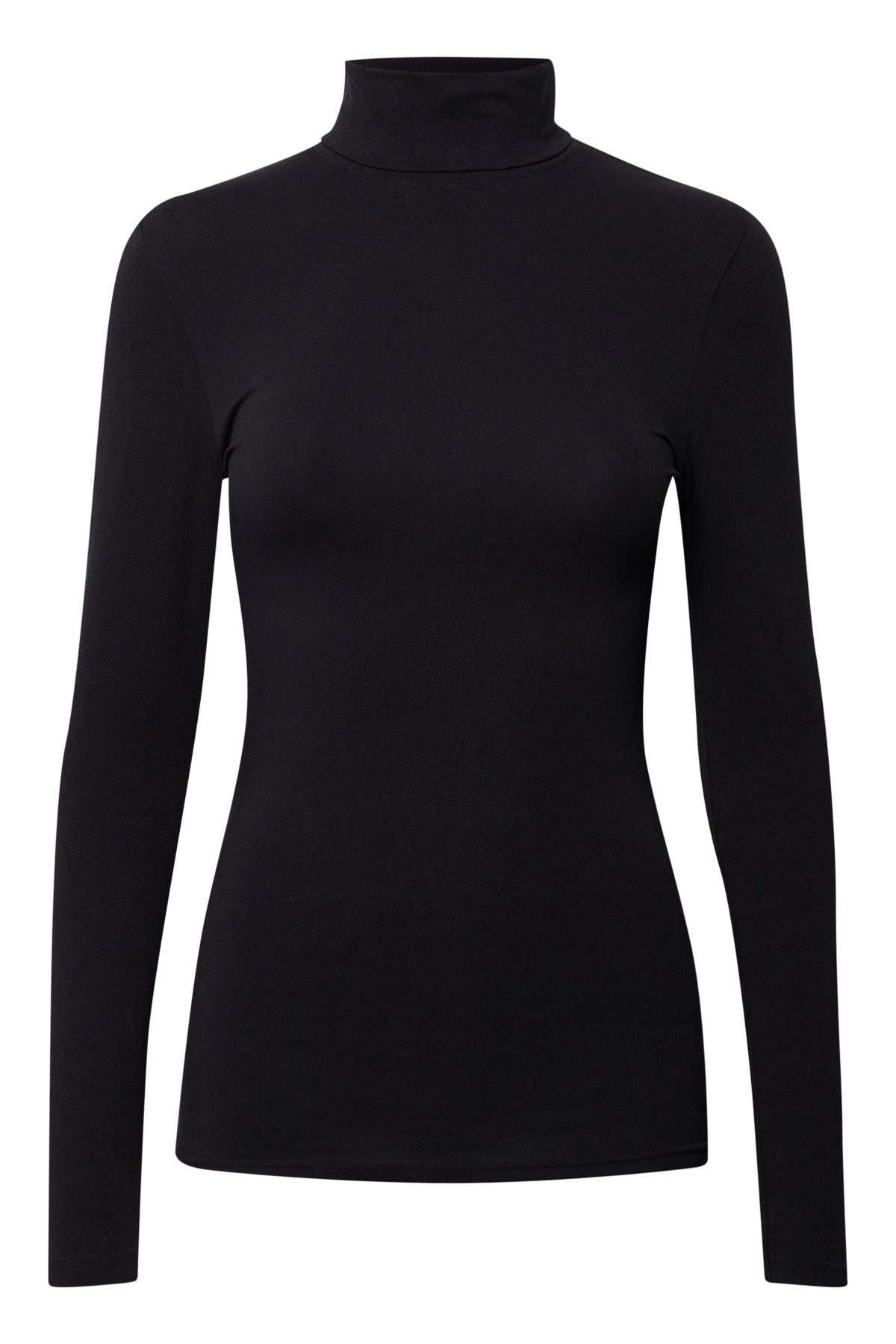 B.young Pamila Black Jersey Roll Neck