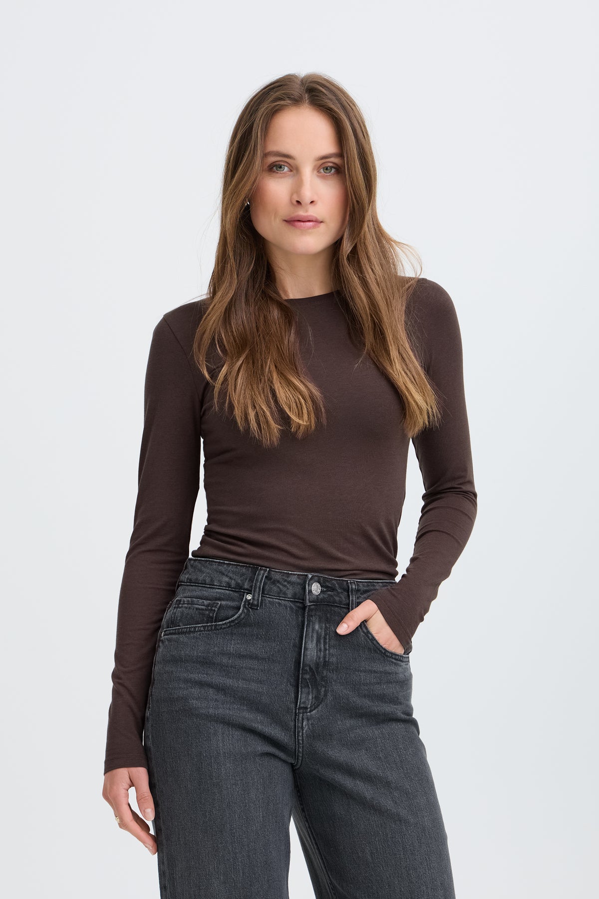 B Young PAMILA Long Sleeve Top - Java