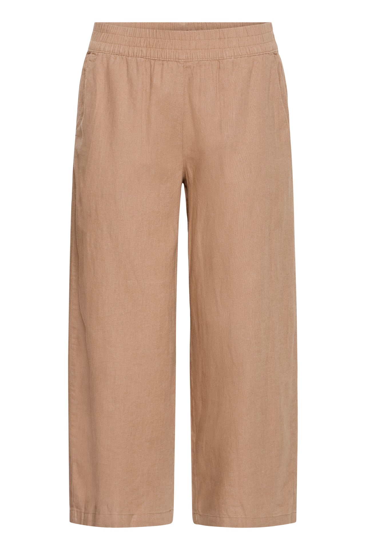 B Young FALAKKA Crop Trousers - Woodsmoke