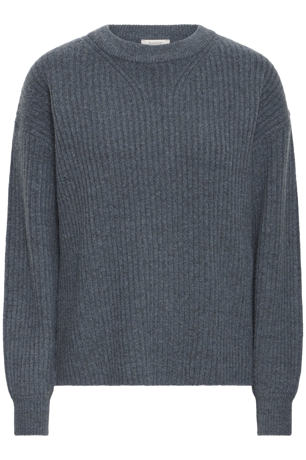 B Young ONEMA Round Neck Jumper - Stormy Weather