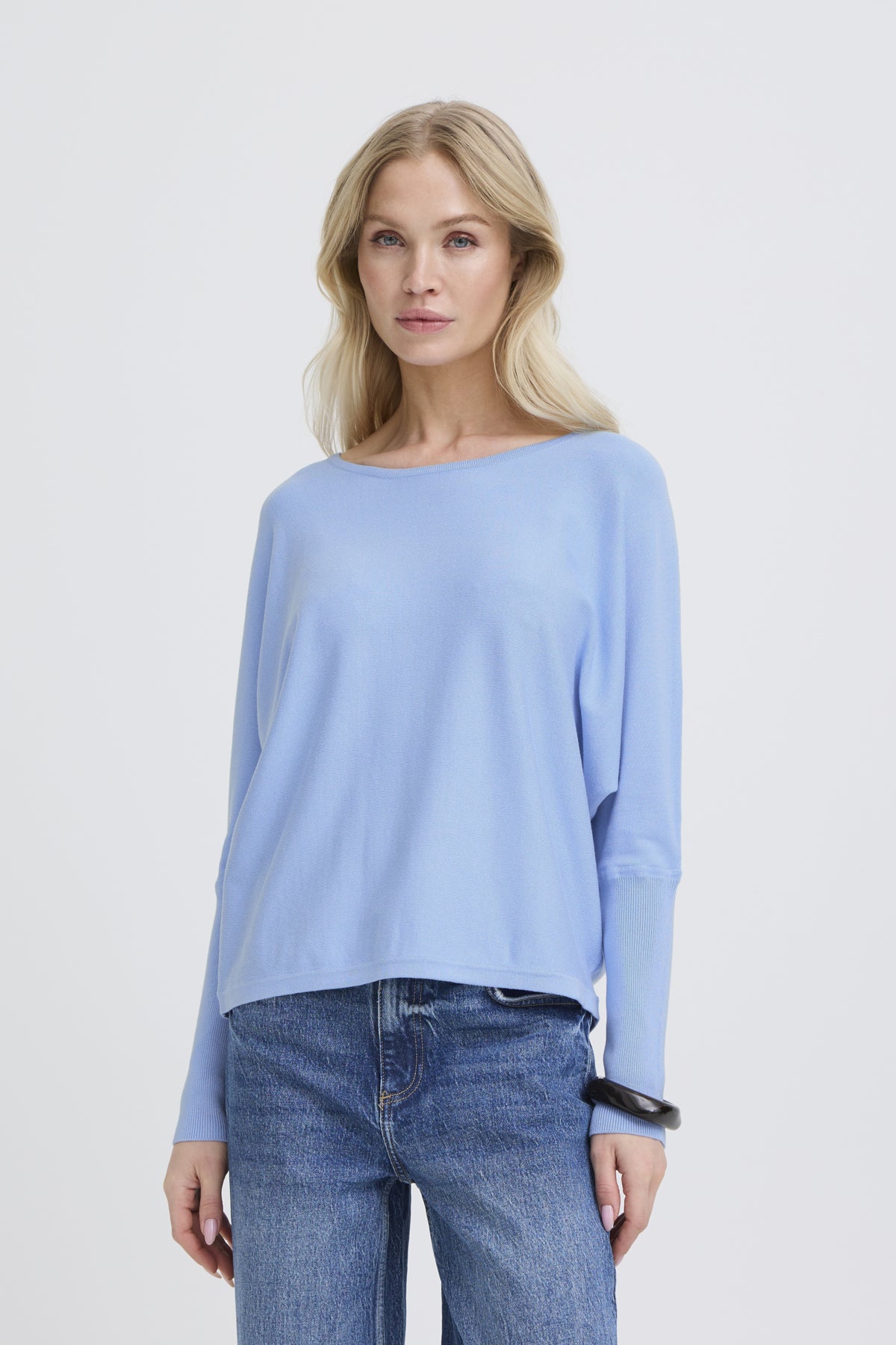 B Young Mmorla Bat Jumper - Della Robbia Blue